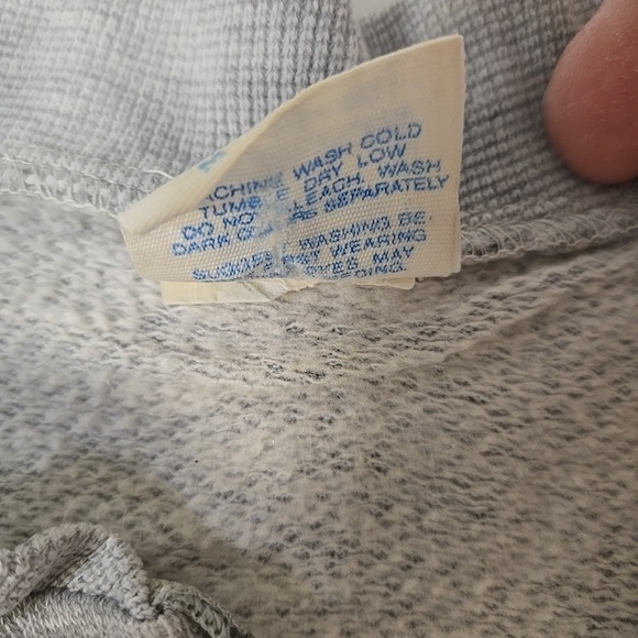 Vintage Adidas Zip Up Track Jacket Grey Blue Men's Medium Made in USA - Picture 4 of 16